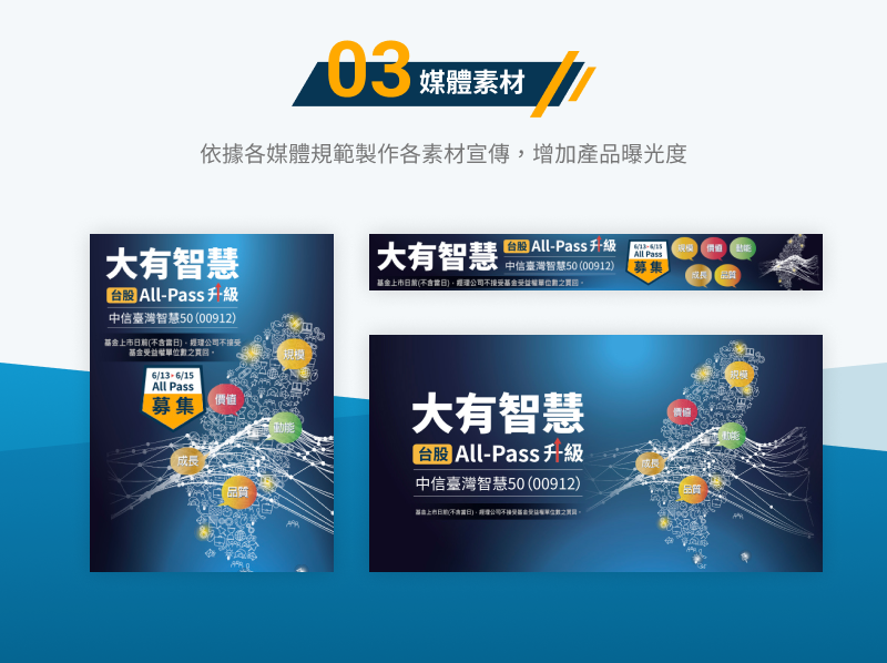 中國信託投信 中信台灣智慧50 活動網站 網頁設計